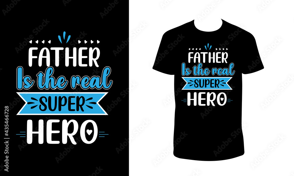 Fototapeta premium fathers day typography t shirt template for.