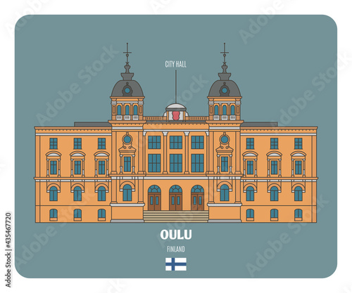City hall in Oulu, Finland