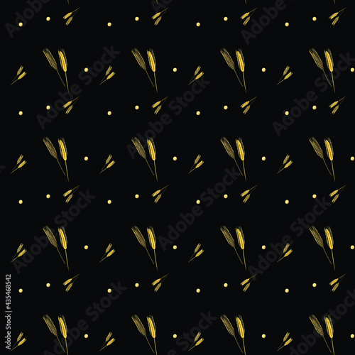 ears of wheat seamless pattern. bakery
Wallpaper design with Gold Mountain agricultural wheat logo. Gold luxury background design for cover, invitation background, packaging design, wall art, fabric a