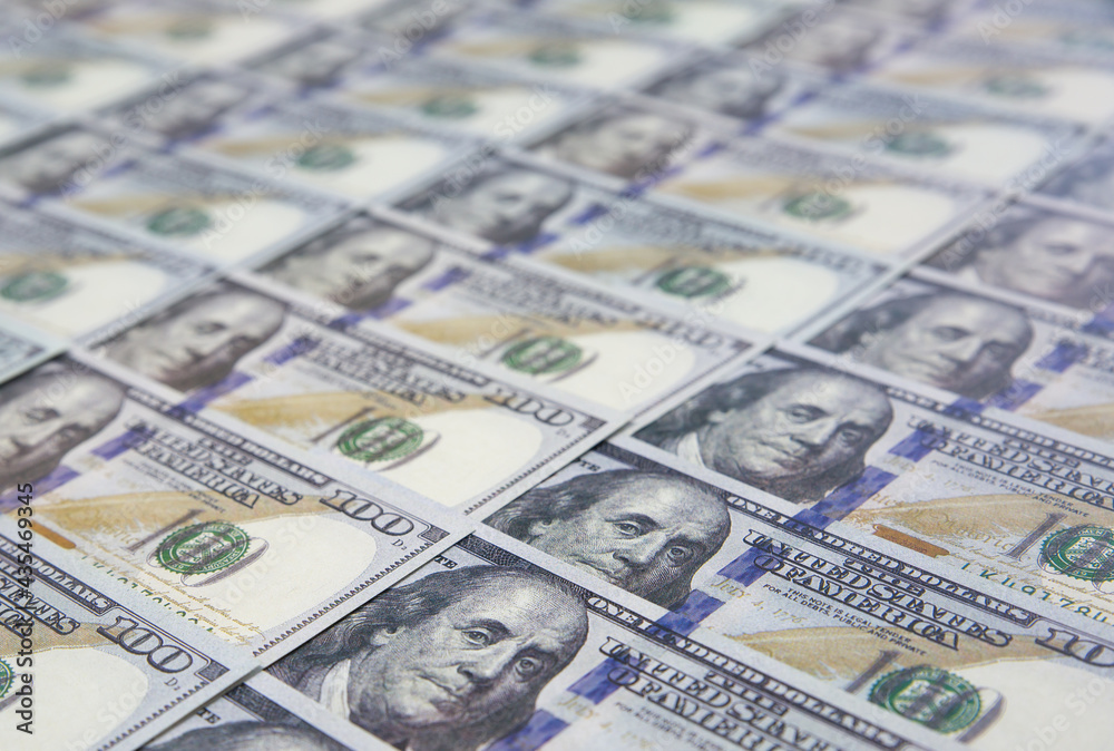 A lot of Money background. Dollars currency notes. Inflation rate. Economic crisis. Сurrency devaluation. Successful business. Close up, soft focus. A lot of Money background. Dollars currency notes. Inflation rate. Economic crisis. Сurrency devaluation. Successful business. Close up, soft focus.
