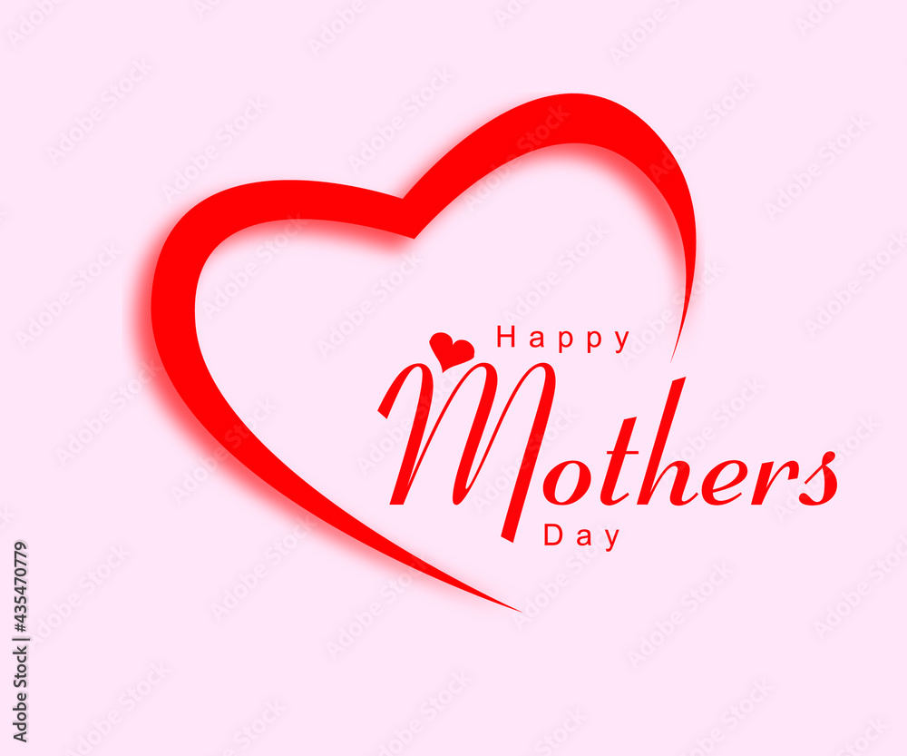 happy mothers day vector design