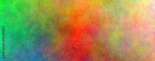 Green, blue, yellow, orange and red. Kind of hot. Summer banner background. Banner abstract background. Blurry color spectrum, texture background. Rainbow colors. Vivid colors spectrum background.