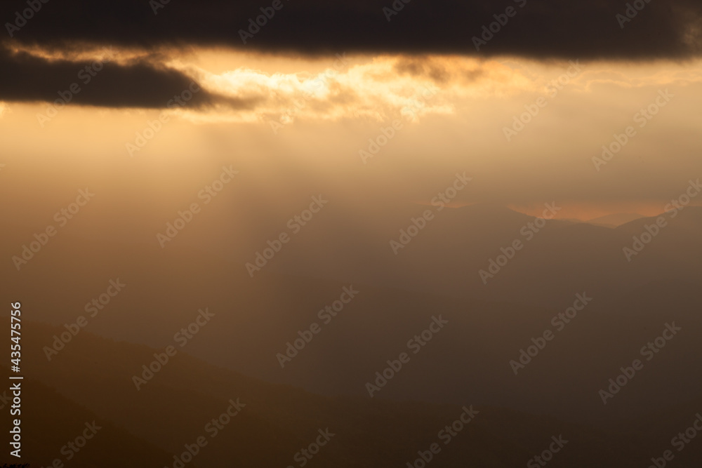 Sunrise in the Mountains Sunrise in the Mountains