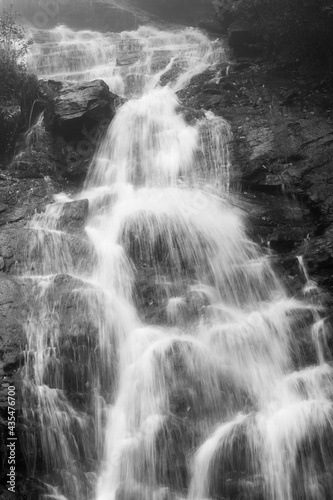 Waterfall in Black and White