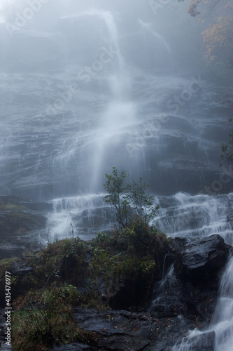 Waterfall with rocks