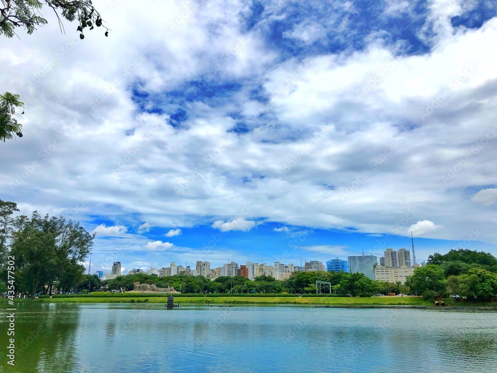 river in the park, ibirapuera park, sao paulo