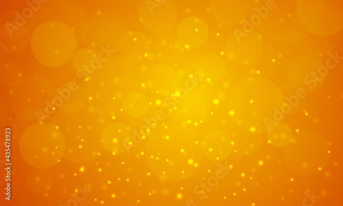 Abstract orange bokeh background 