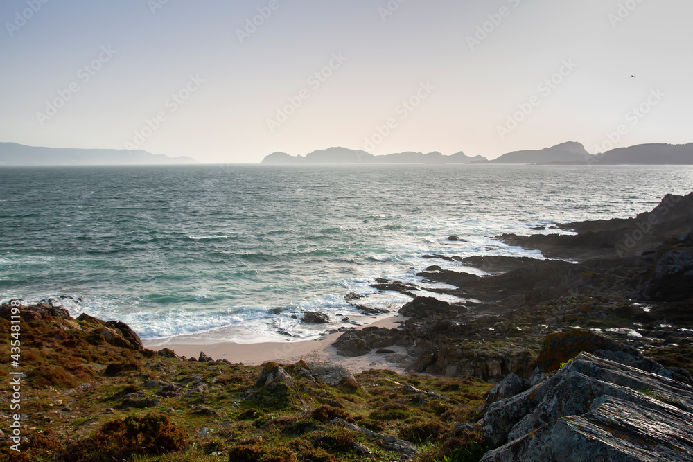 Coastal landscape in Galicia, Spain