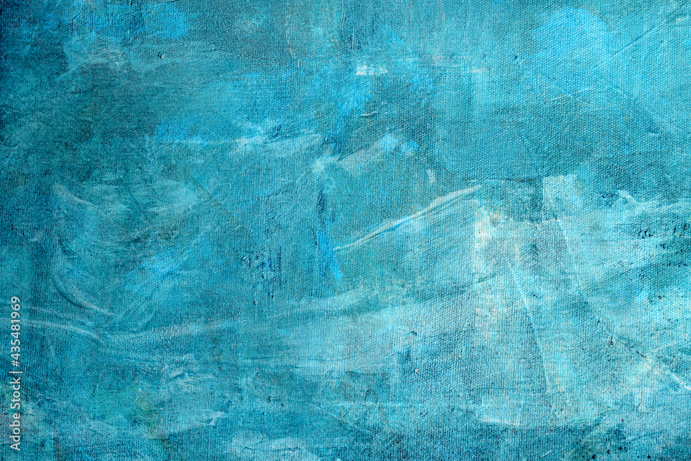 Obraz premium Abstract blue painting background