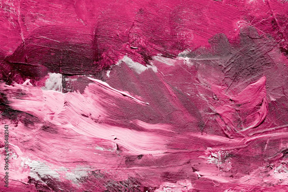 Magenta abstract painting background