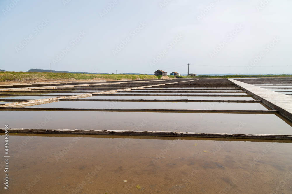Traditional salt extraction camp