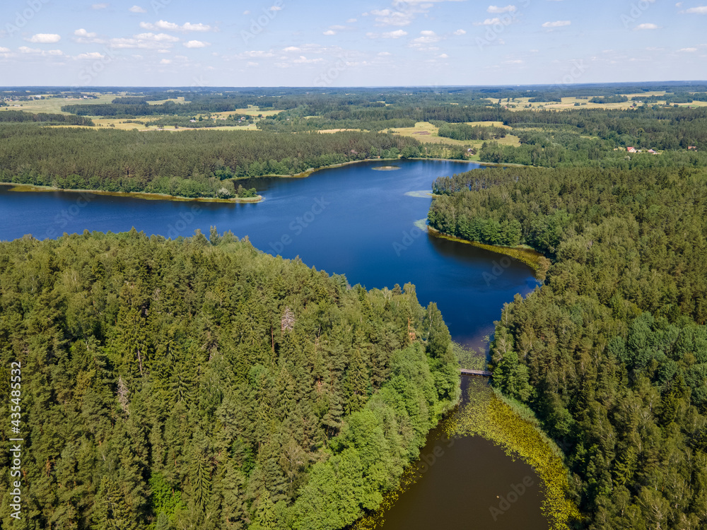 Želvos lake at Molėtai Astronomical Observatory in Lithuania