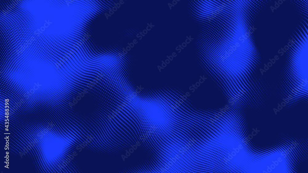 Dot blue wave light screen gradient texture background. Abstract technology big data digital background. 3d rendering. Dot blue wave light screen gradient texture background. Abstract technology big data digital background. 3d rendering.