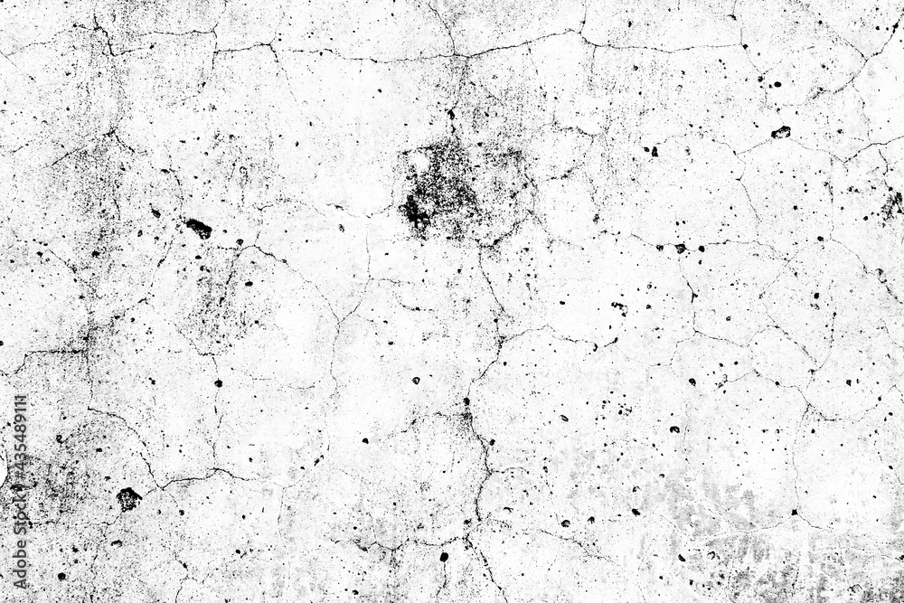 Fototapeta premium Texture of a concrete wall with cracks and scratches which can be used as a background