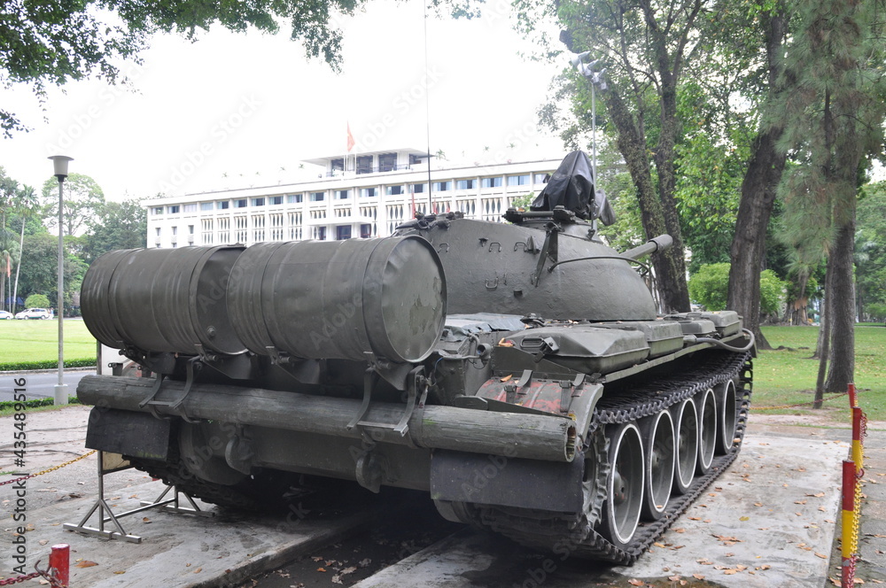 Tank at the Reunification Palace, Vietnam