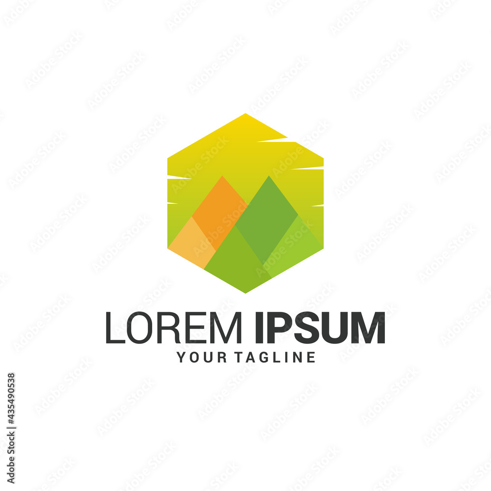 Modern logo template. Vector illustration