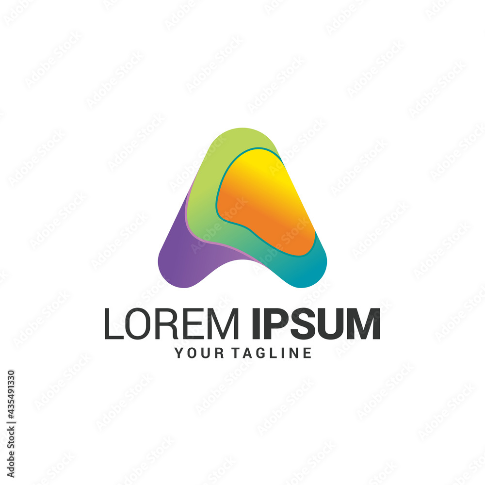 Letter logo template. Vector illustration Letter logo template. Vector illustration