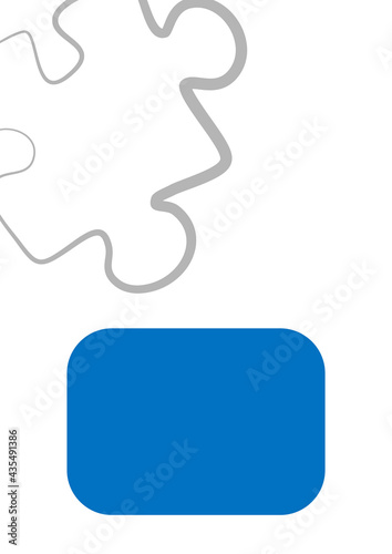 Vertical illustration format A4 - the design of the screen of the phone or tablet for inscriptions and photos