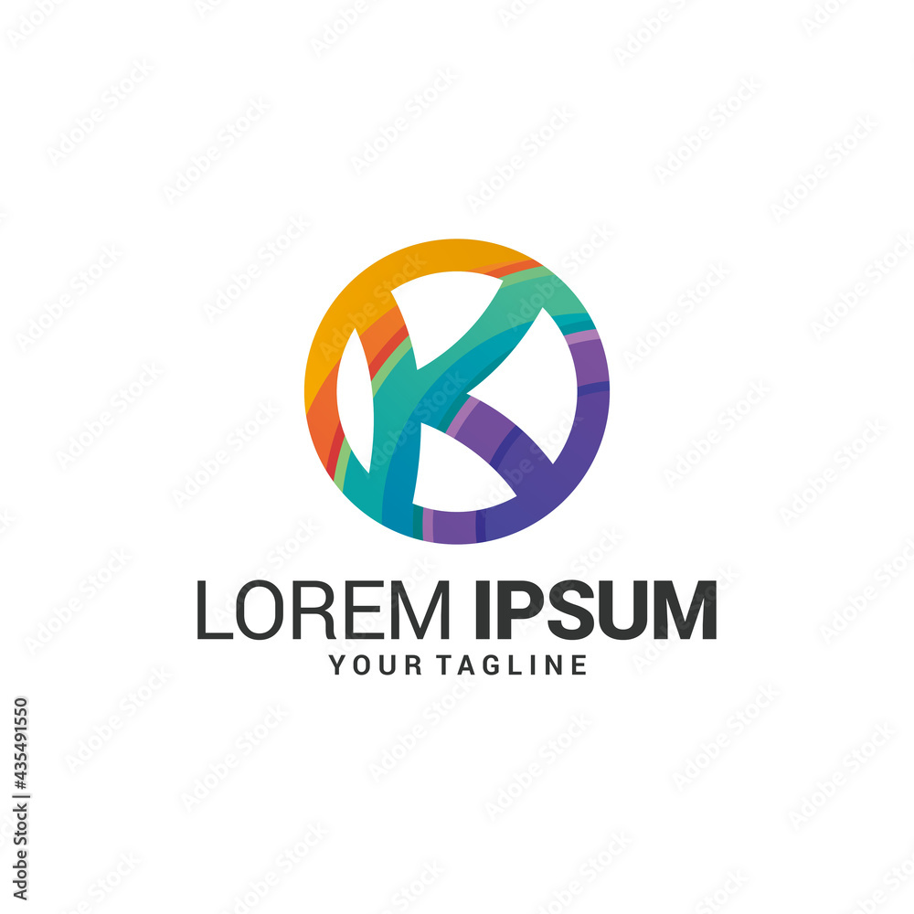 Letter logo template. Vector illustration Letter logo template. Vector illustration