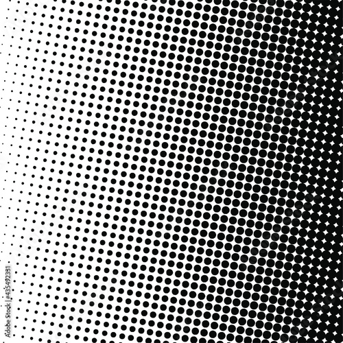 Black halftone background. Black polka dot. Halftone pattern. Modern Halftone Background, backdrop, texture, pattern. Vector illustration. Halftone Backdrop.