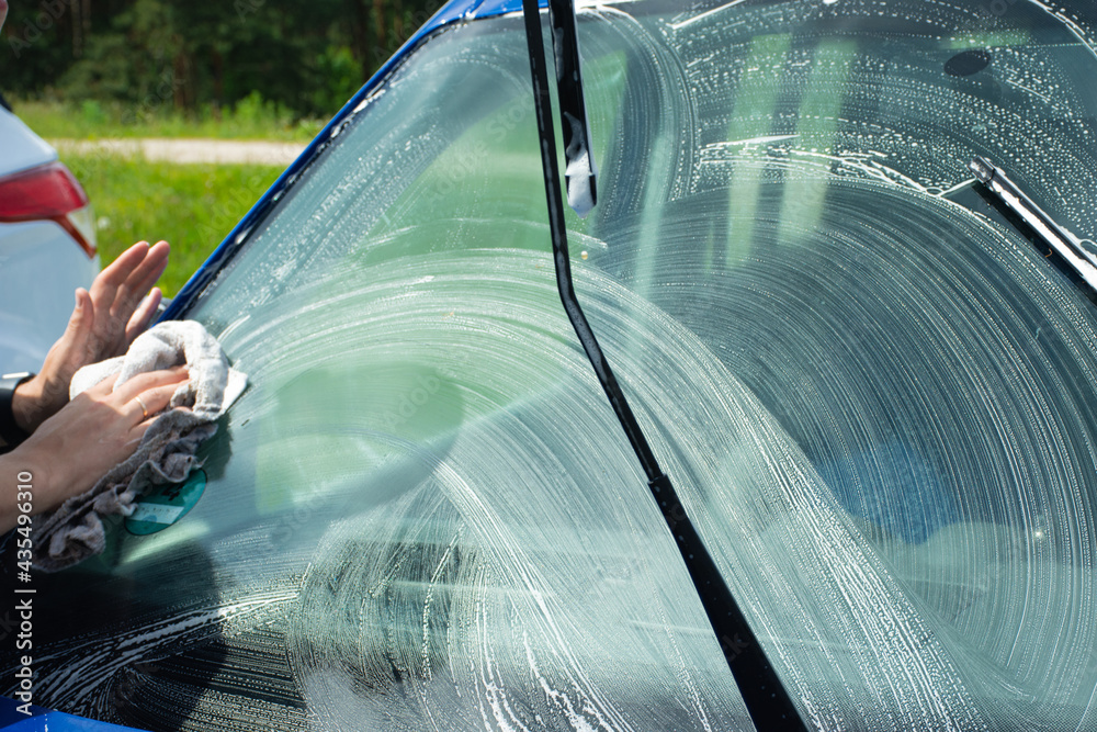 Obraz premium car washing