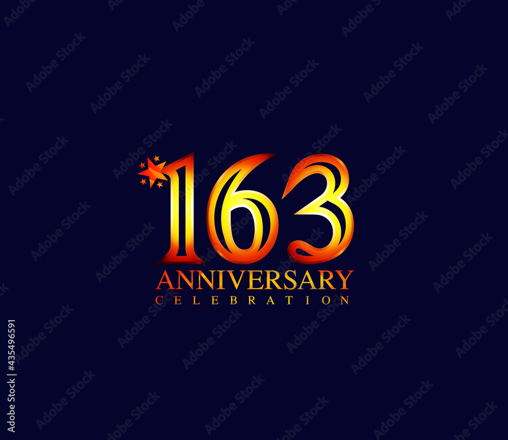 Bright Color Star Design Shape element, 163 Year Anniversary, Invitations, Party Events, Company Based, Banners, Posters, Card Material Bright Color Star Design Shape element, 163 Year Anniversary, Invitations, Party Events, Company Based, Banners, Posters, Card Material