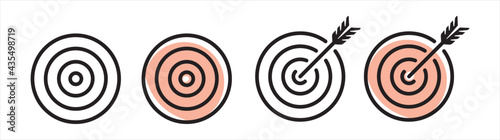 Goal, Archery icon,  Set of goals, Target icon, Target, call, goal icon, Vector, Illustrator eps10