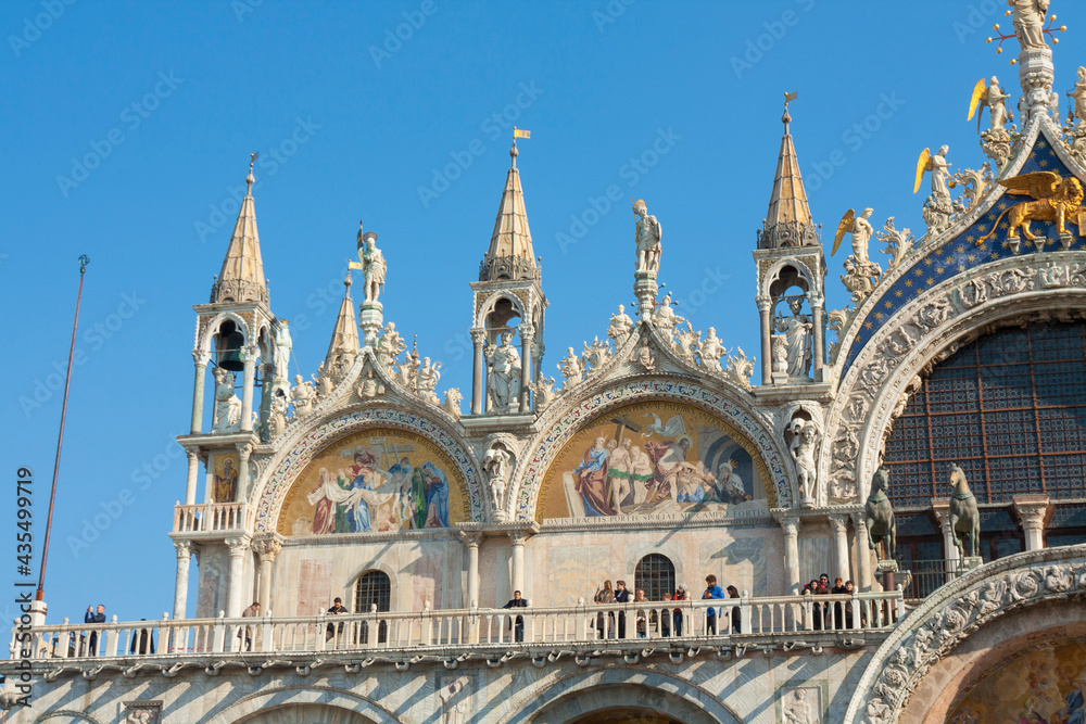 detail of San-Marco cathedral, Venice, Italy.