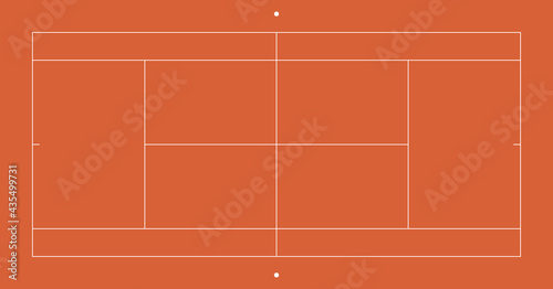 vector tennis playground