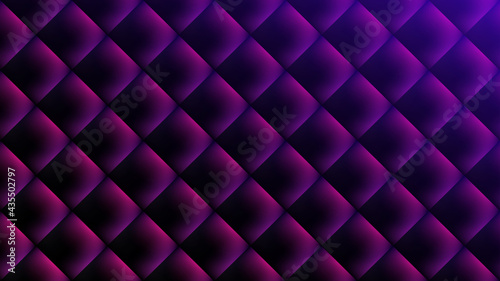 luxury leather shiny diamond-shaped upholstery