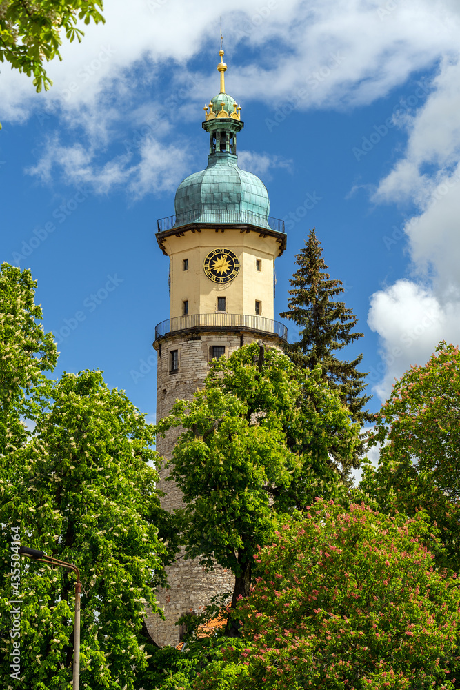 Der Turm des Schlosses Neideck in Arnstadt