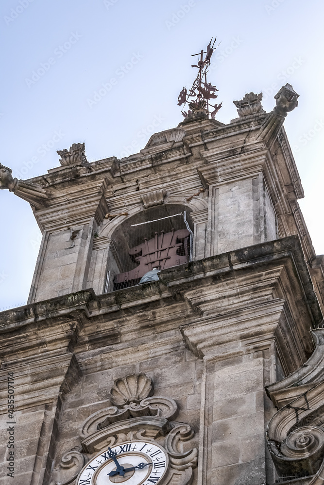 Holy Cross Church (Igreja de Santa Cruz) - Portuguese 17th century church in Braga, Portugal. Igreja de Santa Cruz dedicated to the Holy Cross.