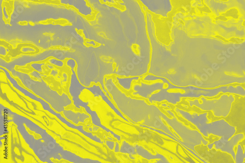 Iridescent background. Holographic wrinkled abstract foil texture. Glittering blurred surface pack in colors 2021.