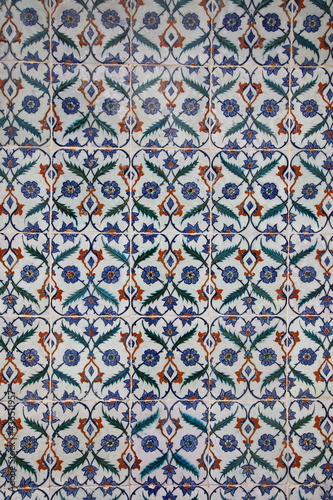 Tiles in Topkapı Palace, Istanbul, Turkey