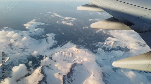 view from airplane window