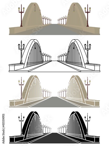 Famous Viaduct in Belo Horizonte, Brazil
