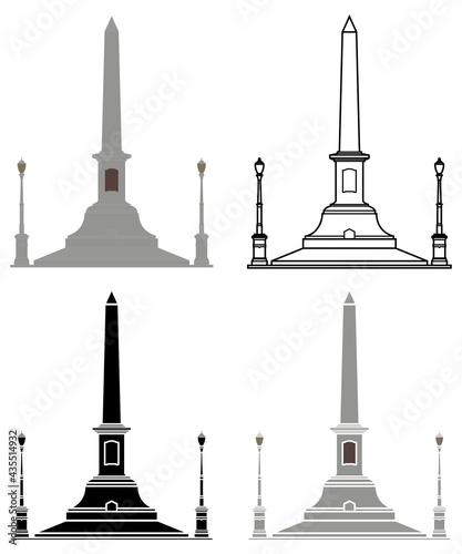 Famous Obelisk in Belo Horizonte, Brazil