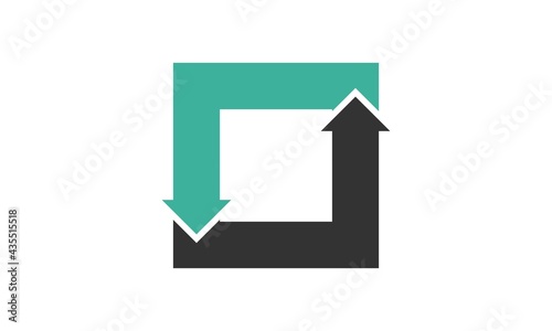 Arrow square icon