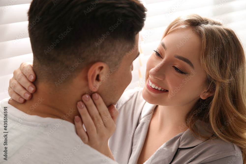 Lovely couple enjoying time together at home Lovely couple enjoying time together at home