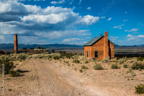 The Abandoned Godbe Mill in Pioche, Nevada, USA