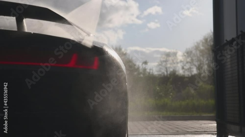 2020 Audi R8 Driving Through the Water photo