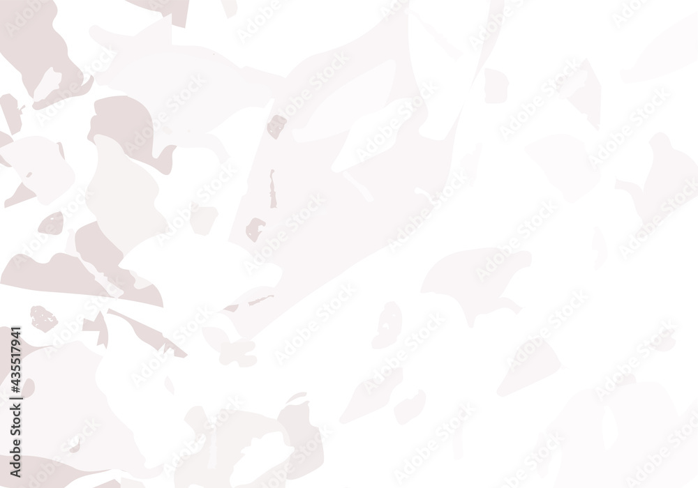 Terrazzo modern abstract template. Pink and grey