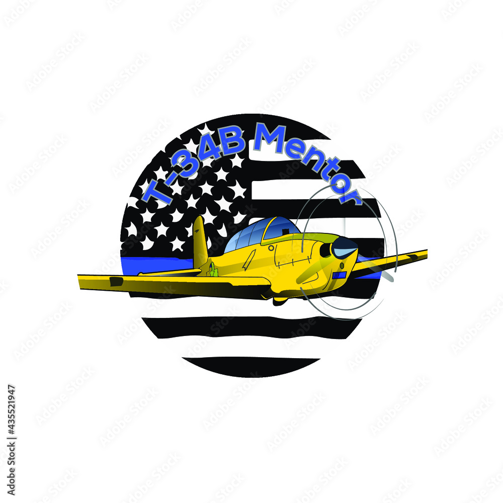 Naklejka premium Illustration Vector graphic of aircraft logo