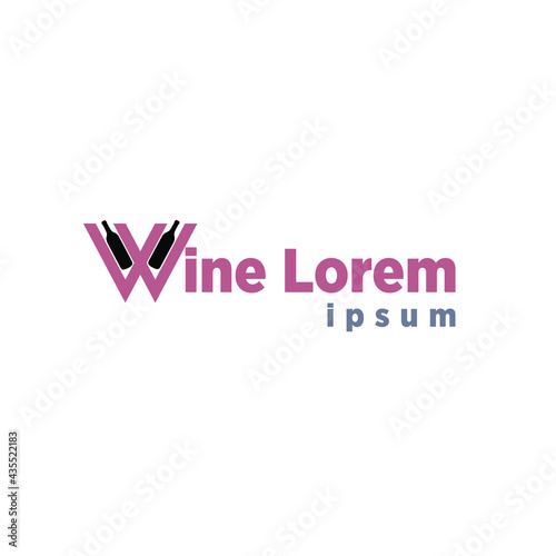 Illustration Vector graphic of wine cellar logo