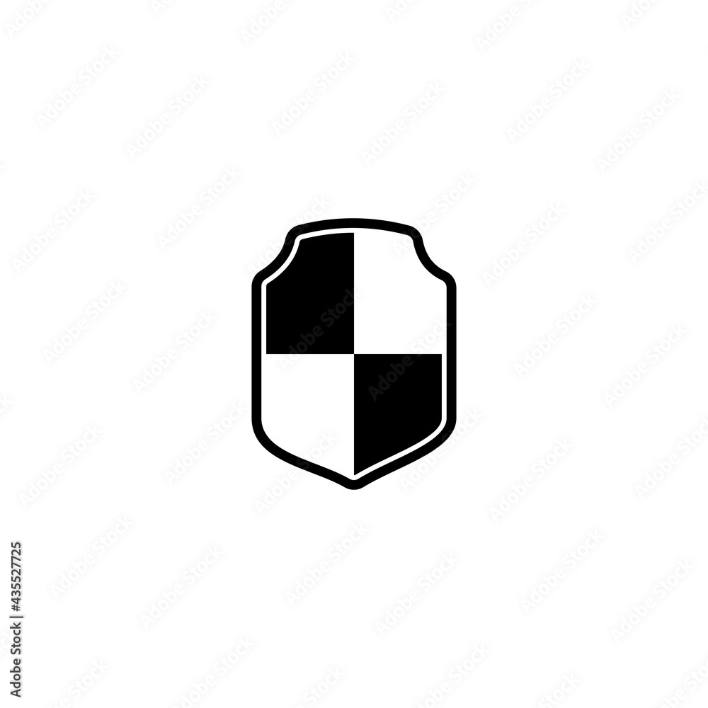 shield icon vector sign symbol shield icon vector sign symbol