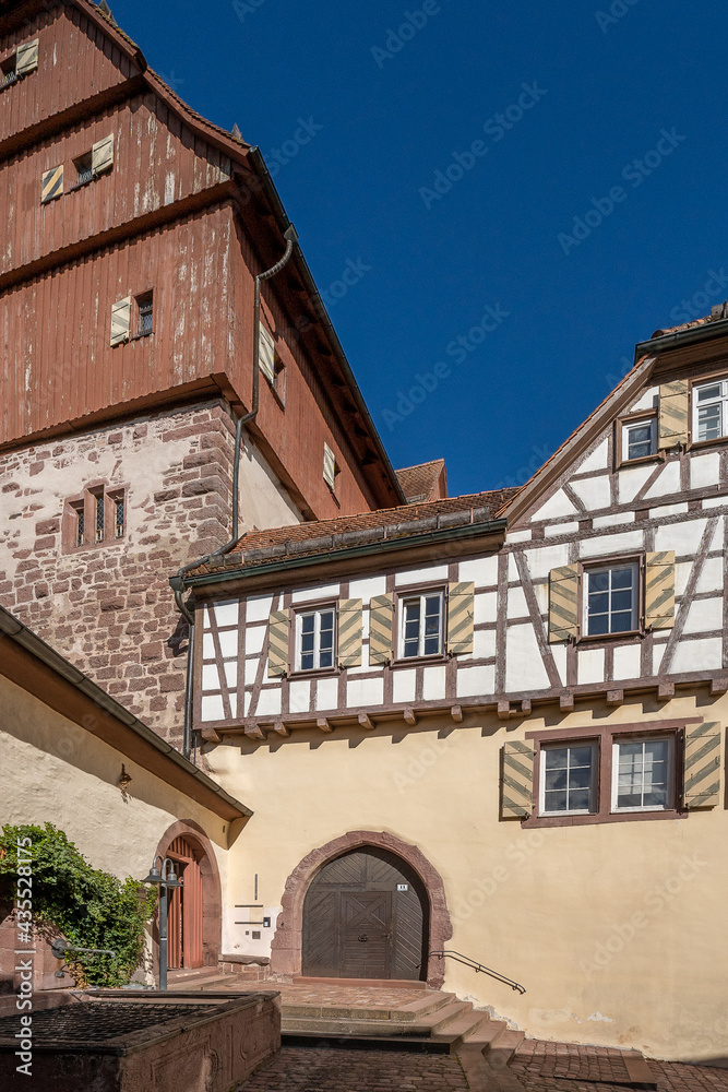 historic castle building in the black forest