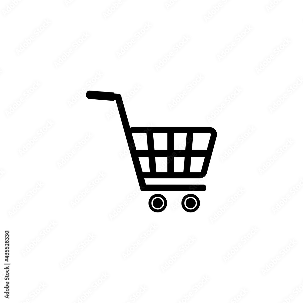 trolley icon vector sign symbol