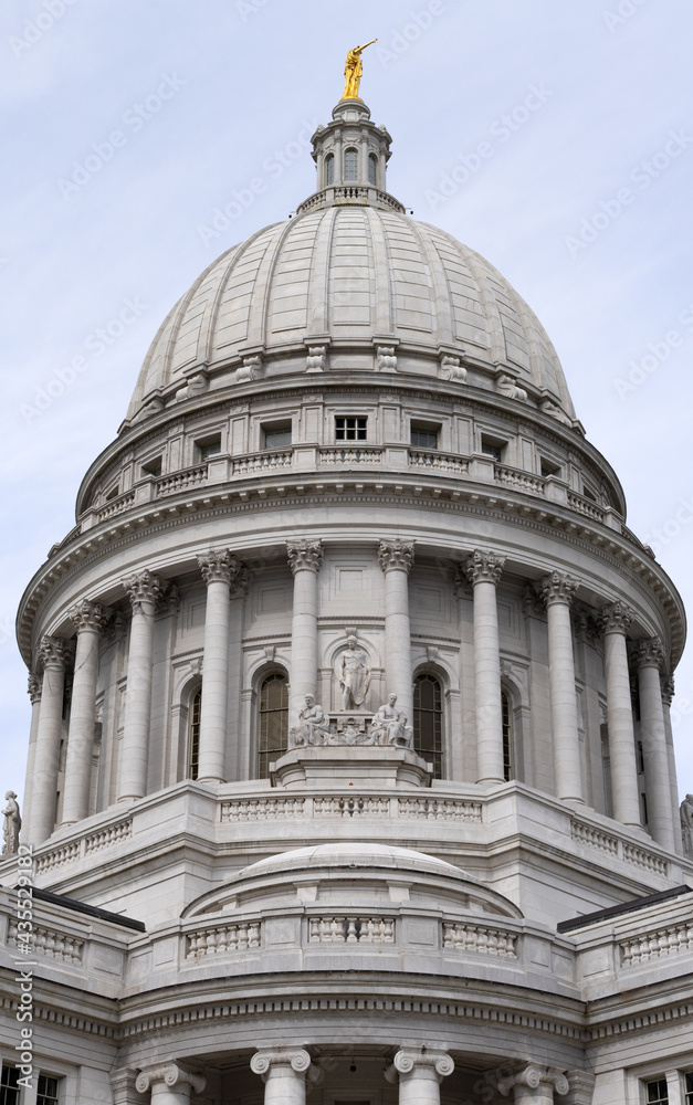 Wisconsin State Capitol building in Madison, Wisconsin