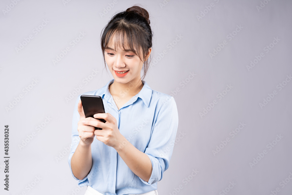 portrait of young businesswoman on white background portrait of young businesswoman on white background