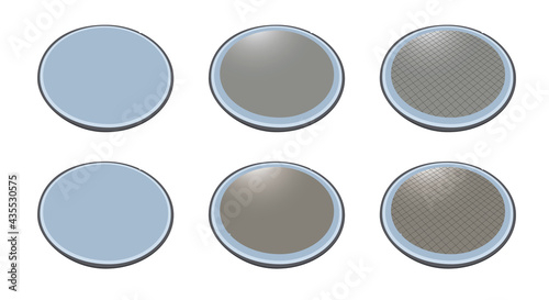 Match the tape and wafer to the grip ring